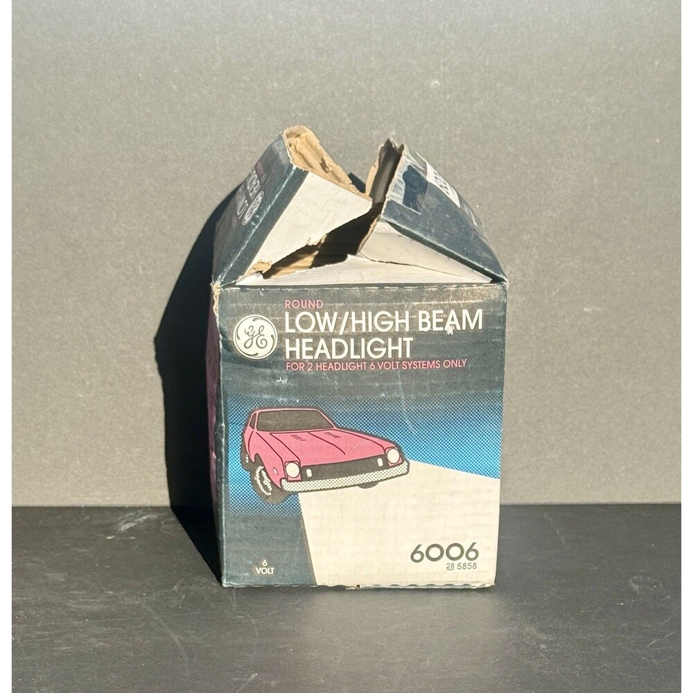 T-3 Original Guide Low High Beam Head Light. 3 Prong. GE 6006